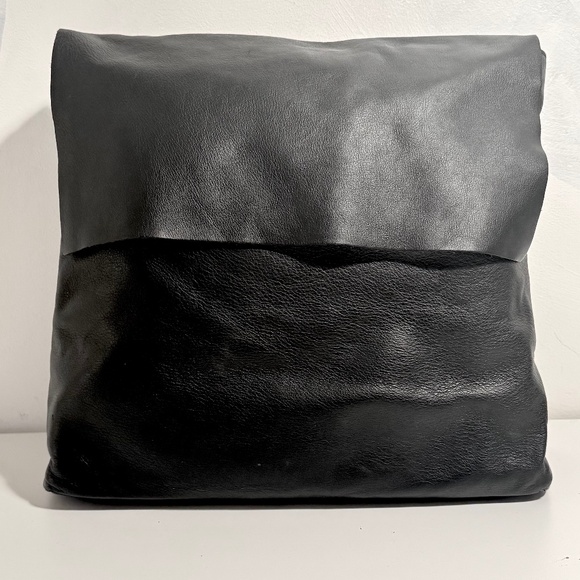 EILEEN FISHER BUTTERY LEATHER BACKPACK - Picture 1 of 15